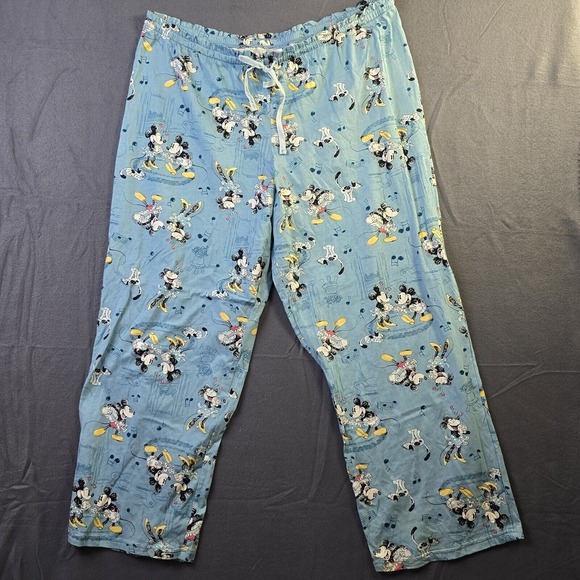 Disney Other - Women's Disney Mickey & Minnie Pajama Pants Sleepwear Multicolor Sz 16/18